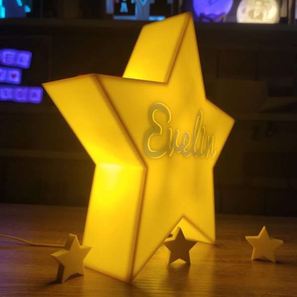 Lámpara estrella personalizada - Imagen 3