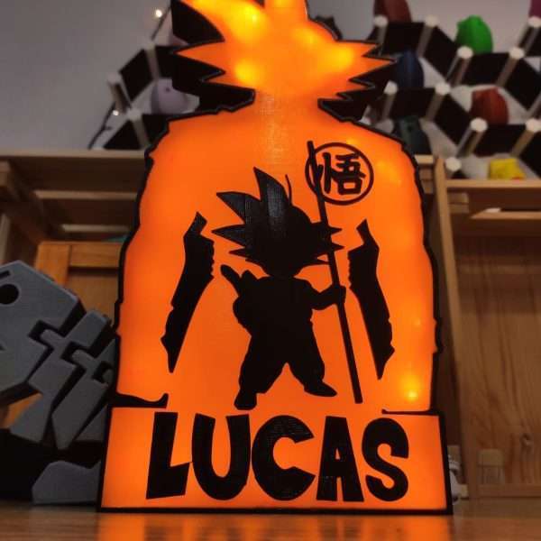 Lámpara Dragon Ball (Son Goku) - Imagen 6