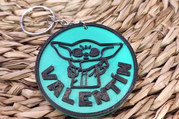 Llaveros Baby Yoda personalizados