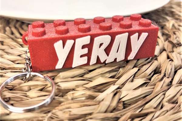 Llaveros Lego personalizados