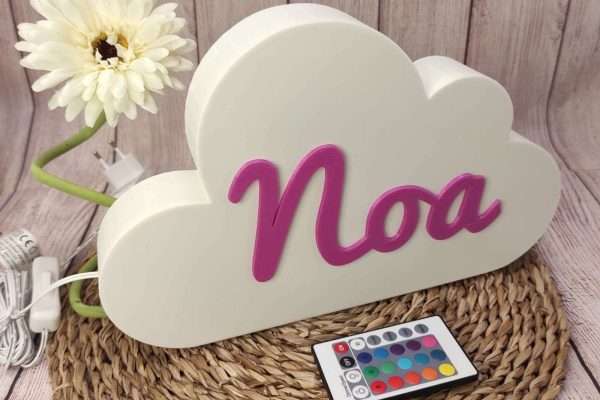 lampara nube personalizada