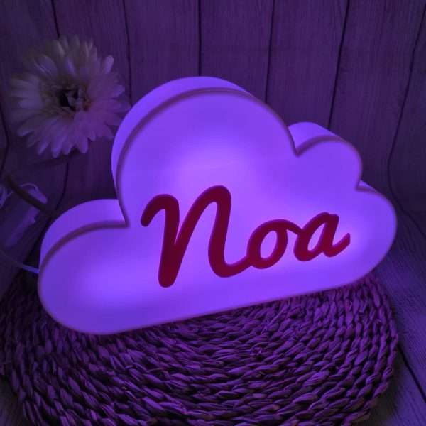 Lámpara nube personalizada - Imagen 3