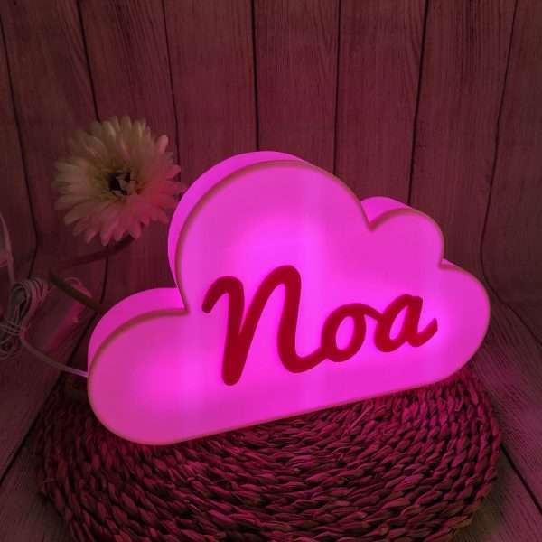 Lámpara nube personalizada - Imagen 5